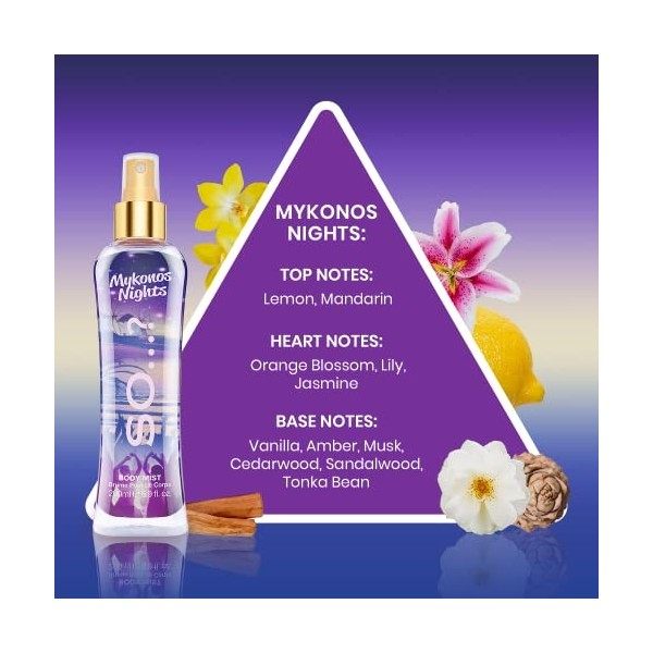 So…? Summer Escapes Mykonos Nights Brume Corporelle Parfumée Pour Femme 200ml