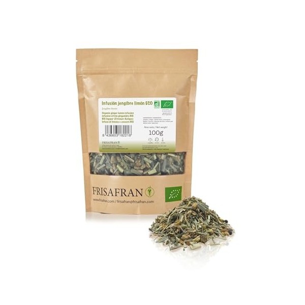 FRISAFRAN | Thé Rouge Pu Erh Bio en vrac 200g | Minceur | Diurétique | Digestif | Détox | Brûleur de graisse | Tisane drainan...