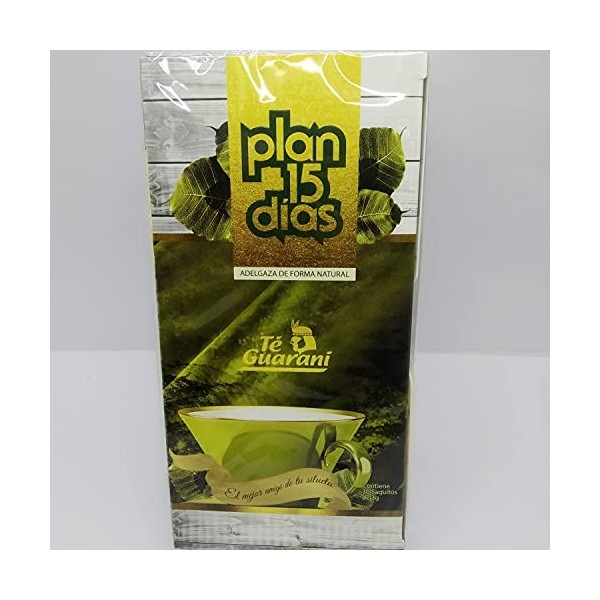 Plan 15 jours Thé de Guarani - Action laxative et diurétique Minceur naturelle 30 sachets, par Kaptalanshop