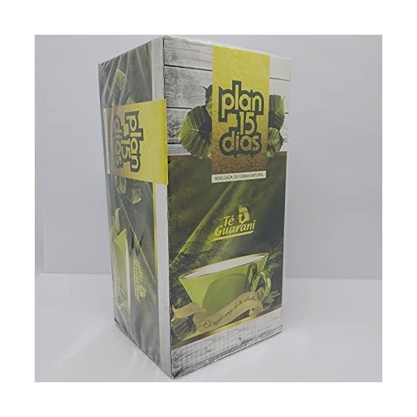 Plan 15 jours Thé de Guarani - Action laxative et diurétique Minceur naturelle 30 sachets, par Kaptalanshop