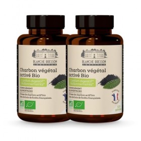 BLANCHE BRESSON - Charbon Végétal Activé BIO - Confort Digestif & Ballonnements - Troubles Digestifs, Lourdeurs Abdominales, ...