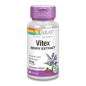 SOLARAY VITEX sauzgatillo 60cap. – complément alimentaire sous forme de gélules, contribue au fonctionnement normal de l’or