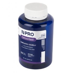 NPRO NPRO DETOXintest 90cap. – gélules qui facilitent la supplémentation quotidienne, boîte de 90 gélules, recommandé en comp