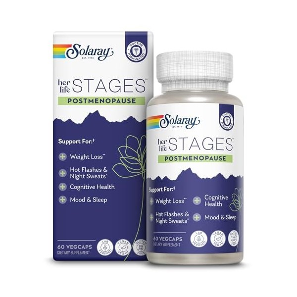 POSTMENO STAGES 60vcap. – à prendre régulièrement selon la dose conseillée, complément alimentaire sous forme de gélules et f