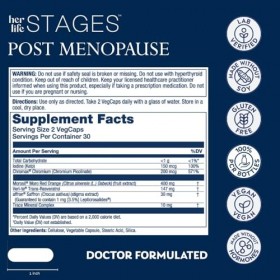 POSTMENO STAGES 60vcap. – à prendre régulièrement selon la dose conseillée, complément alimentaire sous forme de gélules et f