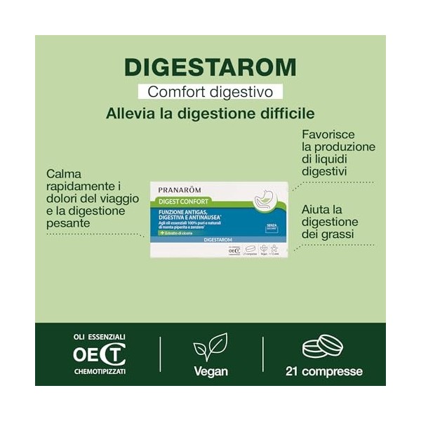 Pranarom Digestarom Digest Confort 21 Comprimés