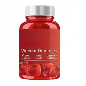 Gummies aromatisées au vinaigre | pour la santé digestive, le métabolisme et le soutien intestinal, végétalien, sans OGM, san