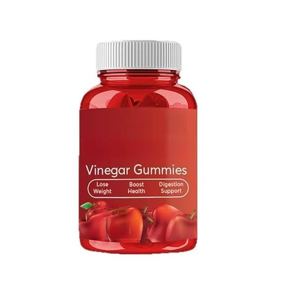 Gummies aromatisées au vinaigre | pour la santé digestive, le métabolisme et le soutien intestinal, végétalien, sans OGM, san