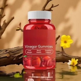 Gummies aromatisées au vinaigre | pour la santé digestive, le métabolisme et le soutien intestinal, végétalien, sans OGM, san