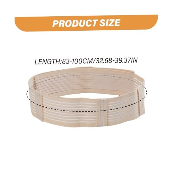 Ceinture de dialyse péritonéale pour sonde dalimentation confortable et respirante avec bande élastique. Accessoires de dial