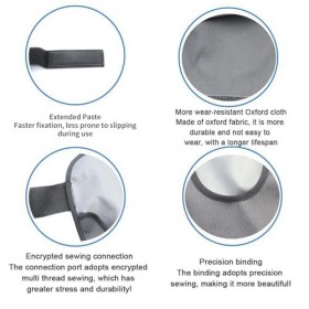 Le sac de stomie couvre 31x18.5 cm sac de stomie colostomie étanche avec pochette ceinture élastique réglable pour colostomie