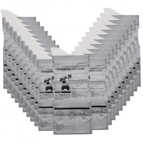 Sacs durine, 20 pièces sacs durine portables étanches pour urinoirs de voyage jetables urgence de voyage pour hommes femme