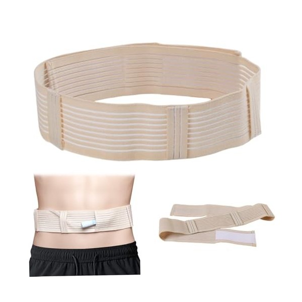 Ceinture de dialyse péritonéale, ajustement confortable, ceinture de tube respirante avec bande élastique, accessoires dialys