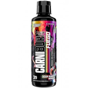 Nutrex Research Carniburn Fuego 31 Servings Vers gélifiés aigres - Régime et gestion du poids - Brûleur de graisse