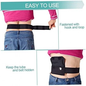 Housse de dialyse péritonéale, ceinture PD confortable et support de tube dalimentation G/Peg pour drainage par cathéter, fi