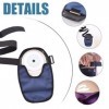 Housses de sac de stomie 2 pièces, ceinture stomie en tissu Oxford réglable et imperméable, housses sac colostomie pour fourn