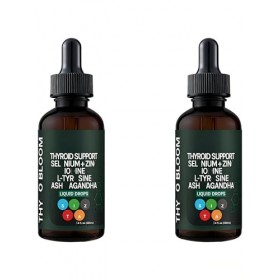 Gouttes pour la thyroïde, énergie et concentration accrues, 120 ml,2pcs Diurétiques