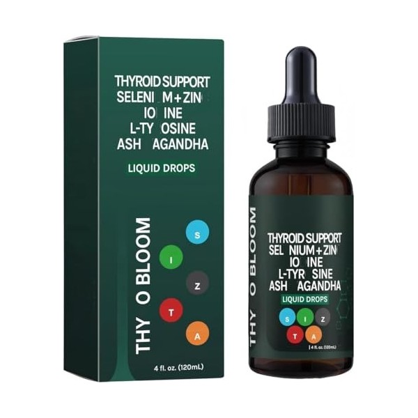 Gouttes pour la thyroïde, énergie et concentration accrues, 120 ml,2pcs Diurétiques