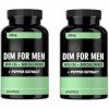 DIM pour Hommes 300mg, Favorise lÉquilibre Hormonal et la Vitalité,2pcs Diurétiques