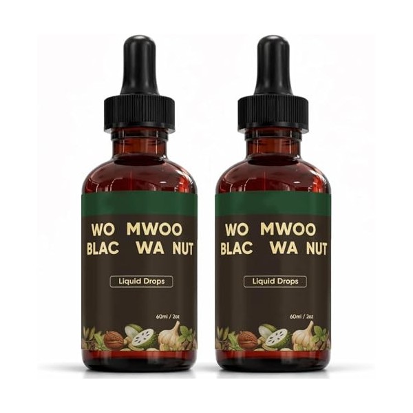 Gouttes dintestin de noix noire dabsinthe,1 Pcs Diurétiques