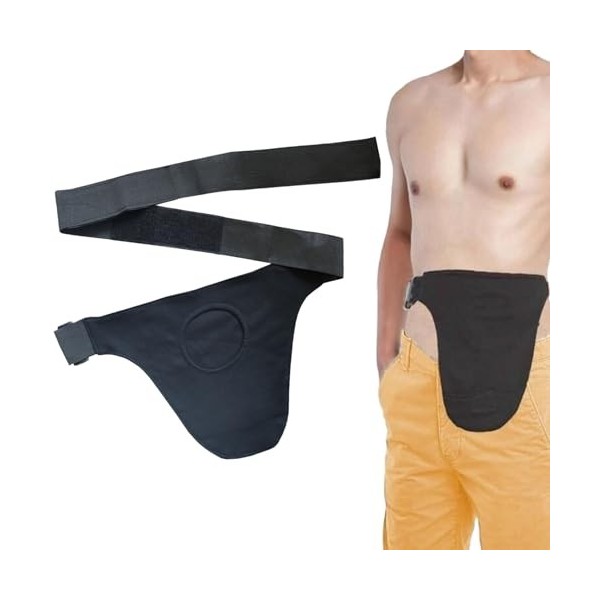 Ceinture de hernie légère et confortable, ceinture de stomie respirante pour hommes et femmes, classeur ventre