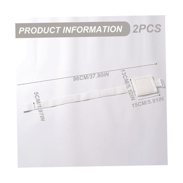 Fournitures de sonde dalimentation, ceinture de sonde dalimentation 2 pièces, support respirant doux et confortable réglabl