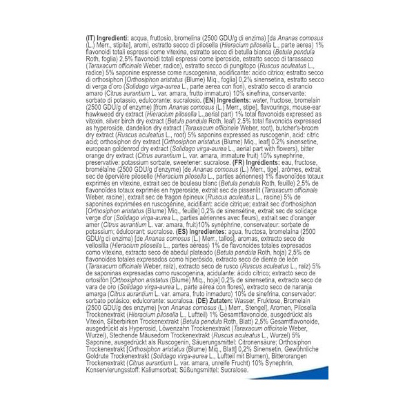 Yamamoto Diuricell 1 litre - drainant purifiant à base de: pissenlit, bouleau, ananas, orange amer 1 litre, baies Diurétiques