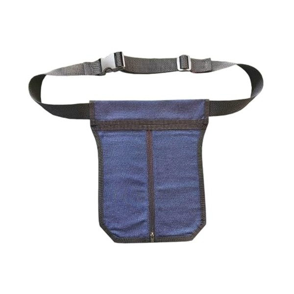 Support de sac de cathéter sur la taille 10 x 9 support sac néphrostomie en polyester imperméable avec fermeture éclair ouver