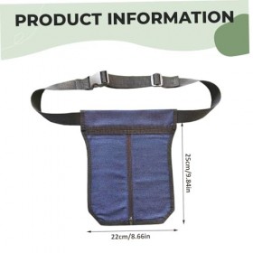 Support de sac de cathéter sur la taille 10 x 9 support sac néphrostomie en polyester imperméable avec fermeture éclair ouver