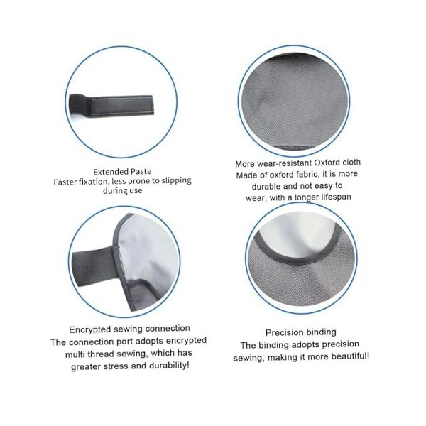 Housses de sac de stomie 2 pièces housses sac diléostomie imperméables avec ceinture réglable ceinture stomie lavable et réu