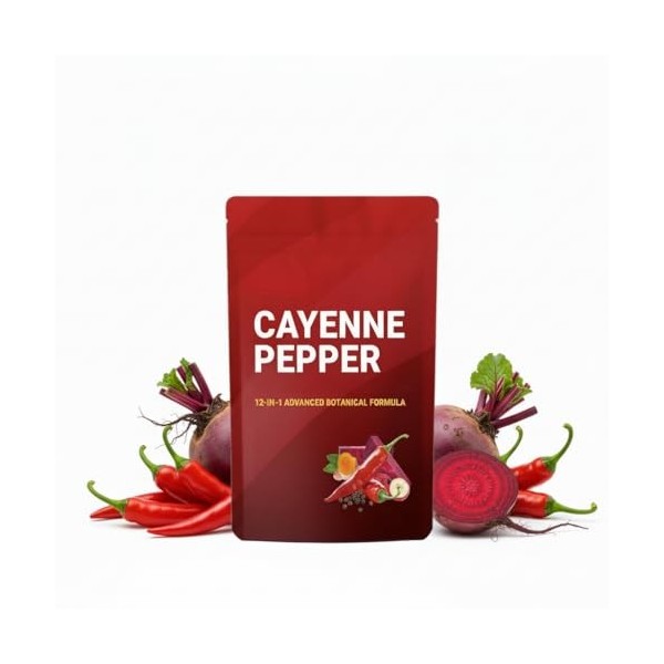 Gélules de piment Soutient les veines des jambes, la santé digestive et la santé intestinale