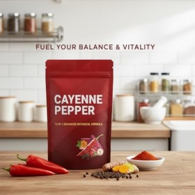 Gélules de piment Soutient les veines des jambes, la santé digestive et la santé intestinale