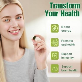 Greens Gummies,Convient à la digestion, à la concentration, à lénergie et à limmunité,convient aux hommes et aux femmes