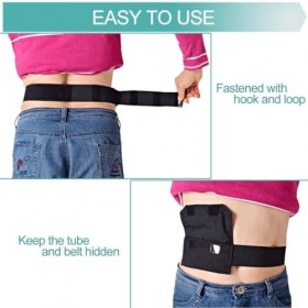Ceinture de sonde dalimentation, couverture de dialyse péritonéale Ceinture PD confortable Support sonde dalimentation G/Pe