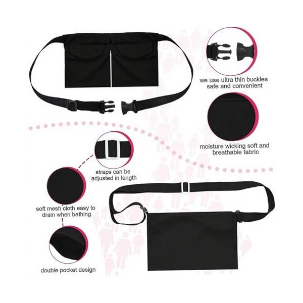 Support de drain de mastectomie, réglable après mastectomie, indispensable pour la gestion des drains, reconstruction mammair