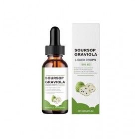 Corossol graviola Liquide|Pour le soutien immunitaire, la digestion|Végétalien, sans OGM,1Pcs Diurétiques
