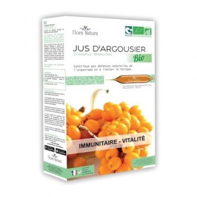 Flora Natura - Argousier Diurétique Bio - 20 ampoules