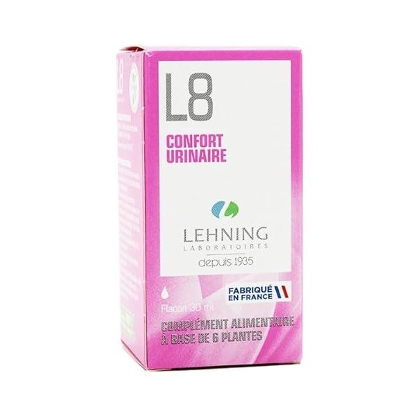 Lehning Femmes L8 Solution Buvable 30ml Diurétiques