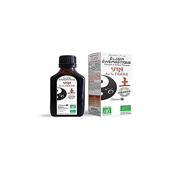 Elixir Énergétique BIO N°6 Certifié Ab - Yin De La Terre Estomac/Pancréas - 50 ml - Laboratoire 5 Saisons Diurétiques