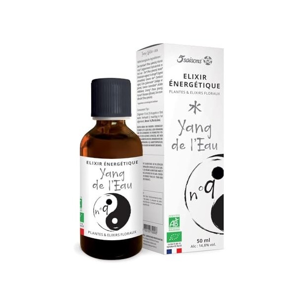 Elixir Énergétique BIO N°6 Certifié Ab - Yin De La Terre Estomac/Pancréas - 50 ml - Laboratoire 5 Saisons Diurétiques