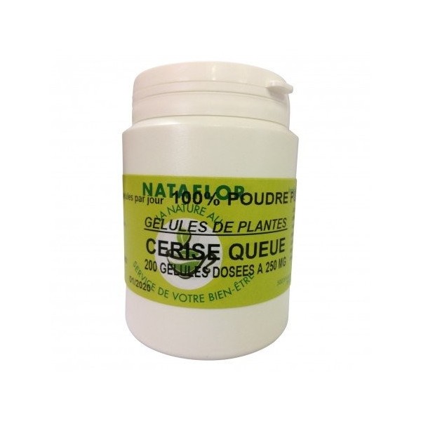 GELULES CERISE QUEUE 200 gélules dosées à 250 mg.