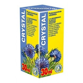 Crystal 30ml Phyto Concentré - Extraits Naturels de Plantes - Santé cardiovasculaire - Microcirculation - Athérosclérose - Co