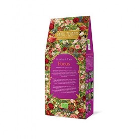 Focus Intégrateur alimentaire biologique à base de plantes professionnelles de très haute qualité 50 g, aidant dans la fatigu