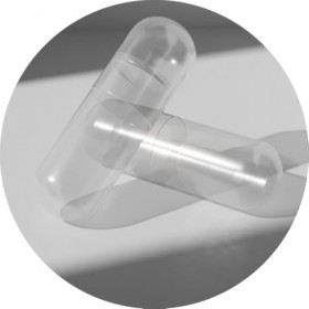 DR T & T Lot de 200 capsules transparentes HPMC pour végétalien halal Taille 4