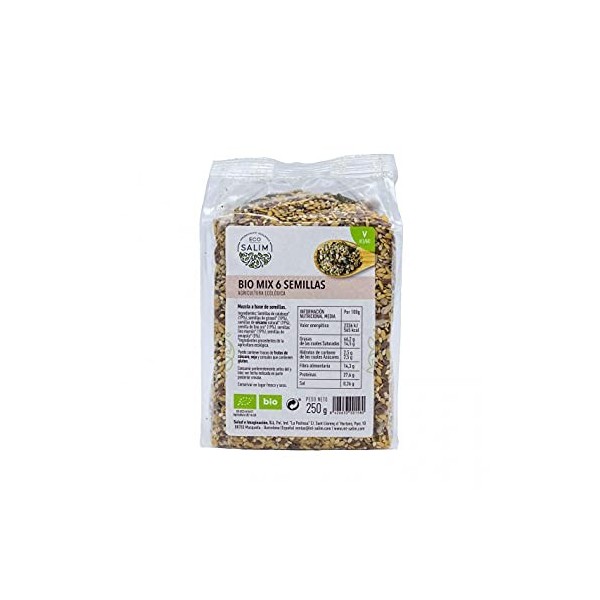 ECOSALIM BIO MIX 6 SEMILLAS 250gr. – produit spécialisé pour un usage quotidien, poids 250 g, s’intègre facilement dans une r...