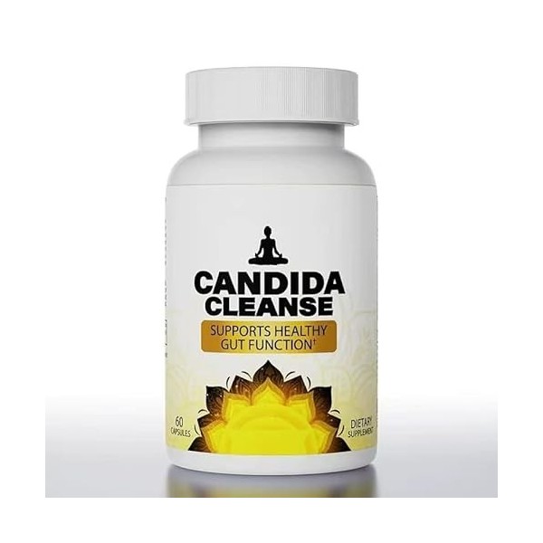 Générique Natural Candida Cleanse Detox, Candida Cleanse - Soutien de lintestin et du côlon, pour Femmes et Hommes,1Pcs