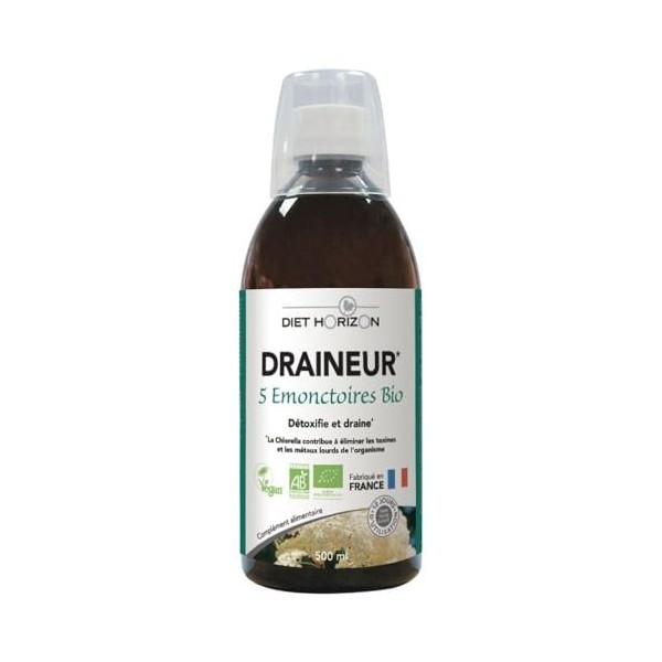 Diet Horizon Draineur 5 émonctoires Bio 500ml