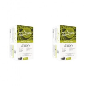 NUTRIGÉE - Infusion Minceur 10 Bio - Double Action - Brûle & Draine - Thé Vert, Café Vert, Guarana, Maté, Reine Des Prés, Bou