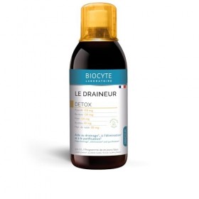 BIOCYTE Le Draineur 500 ml - Drainage et Elimination, Favorise la Purification - Maté, Pissenlit, Bardane, Cassis, Ortie, Art...