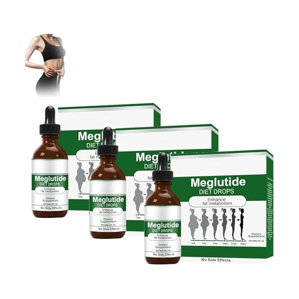 Ourlyard Meglutide Diet Drops, Ourlyard Meglutide Drops, ingrédient naturel puissant, doux et confortable, peau raffermissant